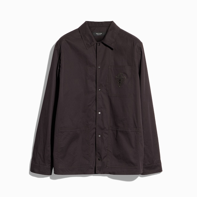 Veste en twill de coton compact