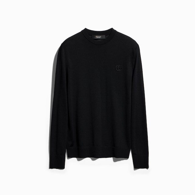 Maglione in lana con ricamo