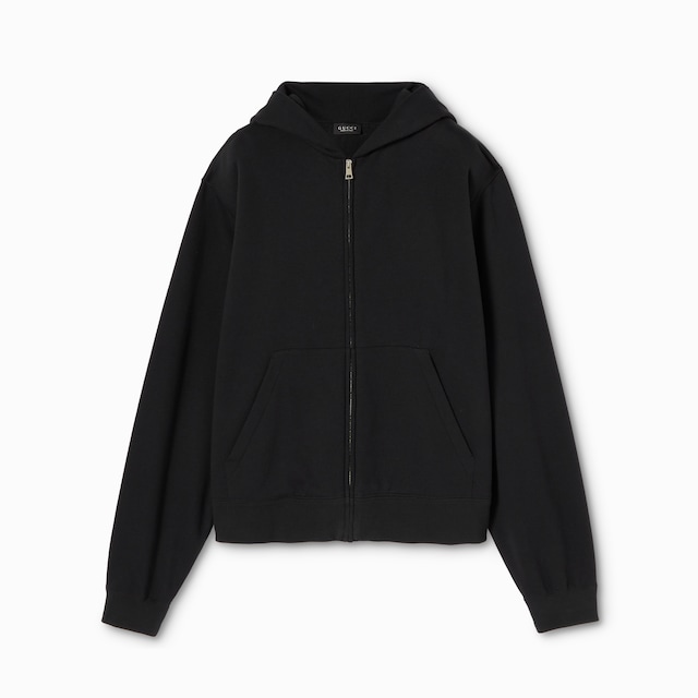 Giacca con cerniera in misto cashmere con stampa