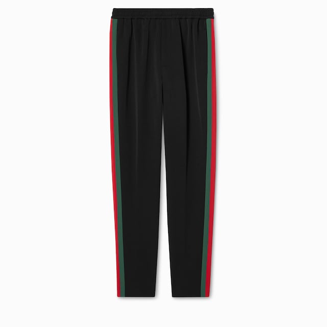 Stretch nylon sportswear pants with Web