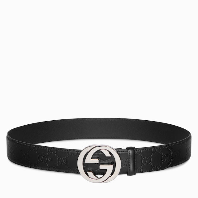 Belt with Interlocking G buckle