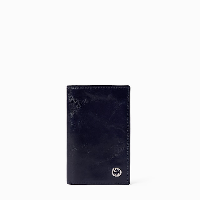Card case wallet with Interlocking G