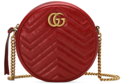 GG Marmont mini round shoulder bag