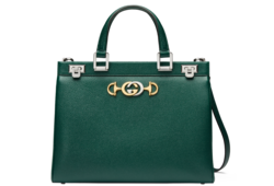 Gucci Zumi grainy leather medium top handle bag