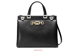 Gucci Zumi smooth leather medium top handle bag