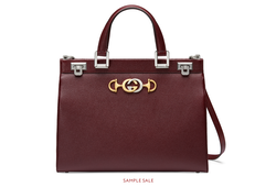 Gucci Zumi grainy leather medium top handle bag