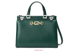 Gucci Zumi smooth leather medium top handle bag