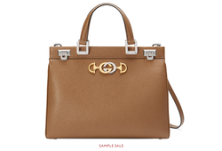Gucci Zumi grainy leather medium top handle bag