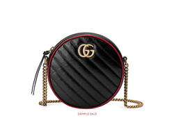 GG Marmont mini round shoulder bag