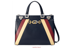 Gucci Zumi smooth leather medium top handle bag