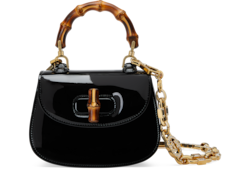 Мини-сумка Gucci Bamboo 1947 с ручкой сверху