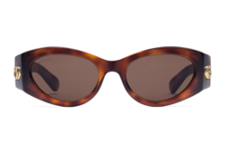 Очки в оправе «кошачий глаз»