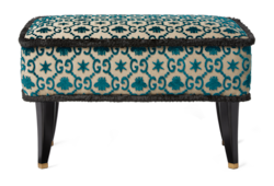 Sgabello con motivo GG jacquard