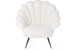Bouclé armchair