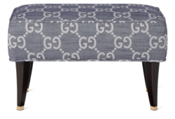 Sgabello con motivo GG jacquard