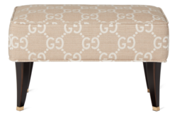 Sgabello con motivo GG jacquard