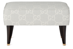 Sgabello con motivo GG jacquard