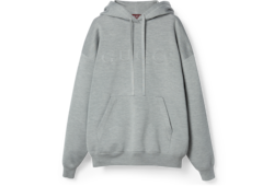 Extra fine knit hooded sweater