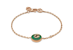 Bracciale a catena Gucci Interlocking oro 18k