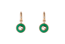 Créoles 18 carats Gucci Interlocking