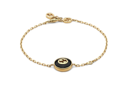 Bracciale a catena Gucci Interlocking oro 18k