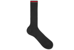 Calcetín de algodón con tribanda Web