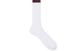 Calcetín de algodón con tribanda Web