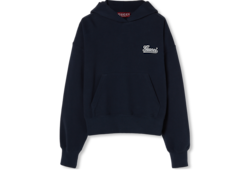 Sudadera con capucha de punto de algodón