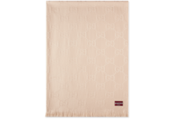 Manta de lana y seda con GG