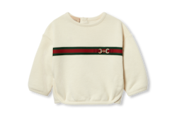 Baby cotton sweatshirt with Web