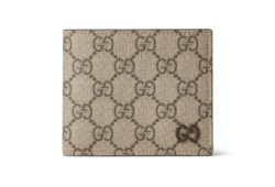 Кошелек в одно сложение GG коричневого цвета внутри