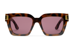 Sonnenbrille in Katzenaugenform