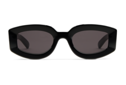 Occhiali da sole con montatura geometrica