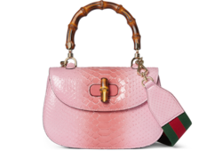 Bolso Gucci Bamboo 1947 pequeño de pitón