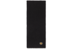 Écharpe en laine et cachemire avec Double G