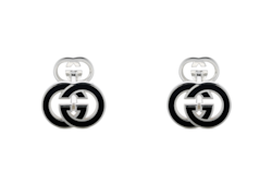 Gucci Interlocking enamel cufflinks