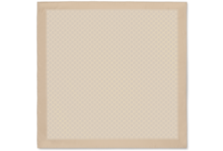 Carré in twill di seta stampato laminato