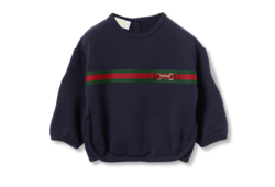 Baby cotton sweatshirt with Web