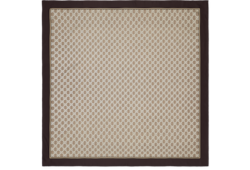 Carré in twill di seta stampato laminato