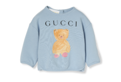 Felpa neonato in cotone stampato