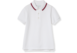 Children's cotton polo top with Web