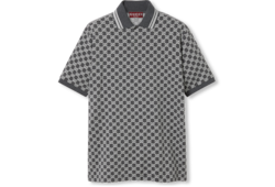 GG cotton lamé jacquard polo shirt