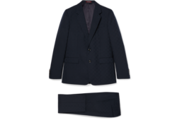 Traje de jacquard de lana con GG