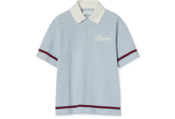 Children's embroidered cotton polo shirt