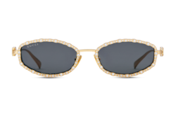 Солнцезащитные очки в овальной оправе