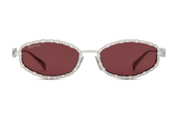 Солнцезащитные очки в овальной оправе