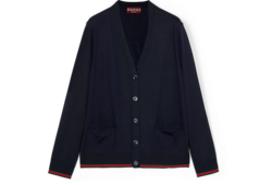 Extra fine cashmere silk cardigan