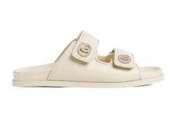 Sandales avec Double G en cristaux pour femme