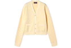 Fine cotton GG jacquard cardigan