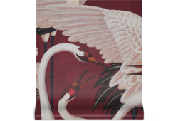 Tapete mit Reiher-Print